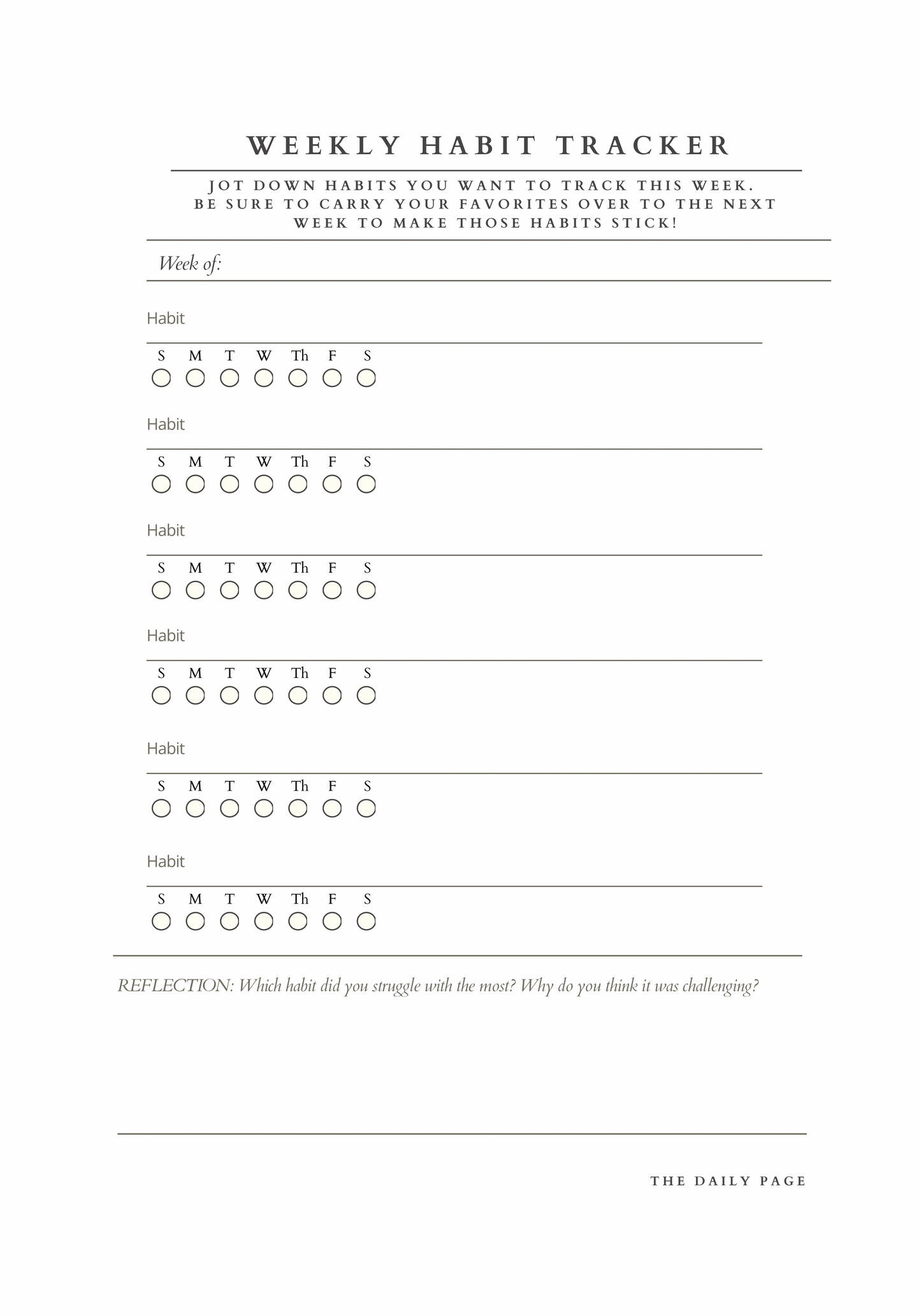 The Daily Page (Preorder)